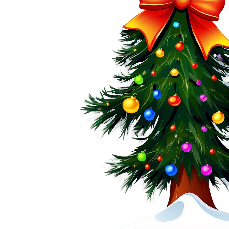 Cartoon Christmas Tree PNG Images