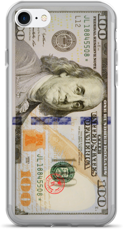 100 Dollar Bill Phone Case Design