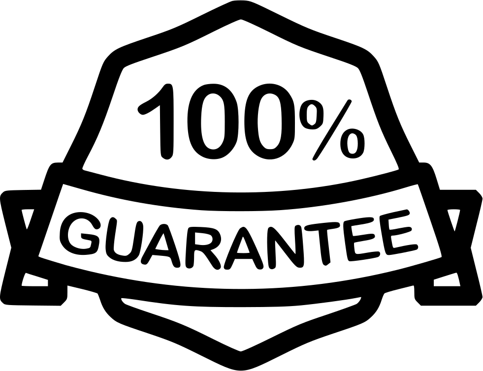 100 Percent Guarantee Badge