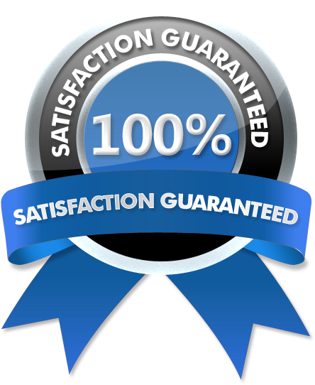 100 Percent Satisfaction Guarantee Badge