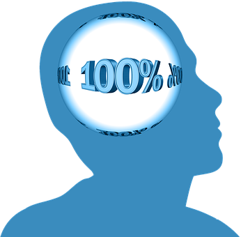 100percentfocusedmindconcept PNG with transparent background