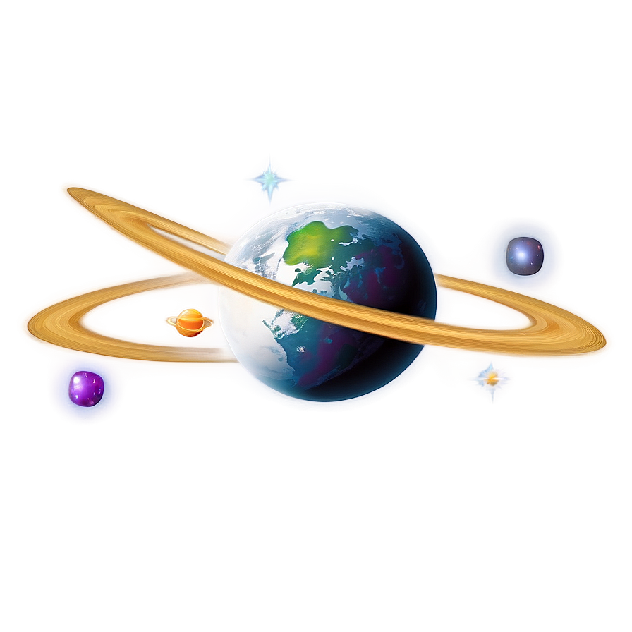 123 In Space Theme Png 49