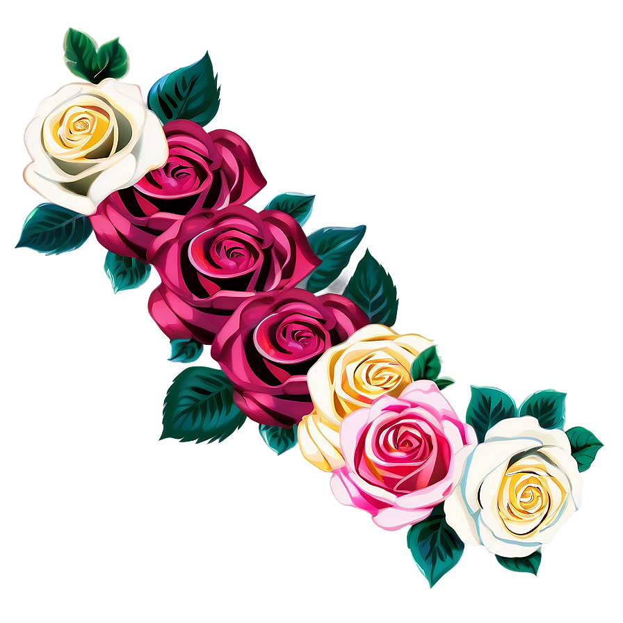 123 With Vintage Roses Png 06272024