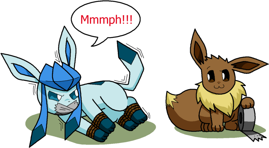 164kib, 900x501, Glaceon - Eevee Kidnapped, HD Png Download PNG with transparent background