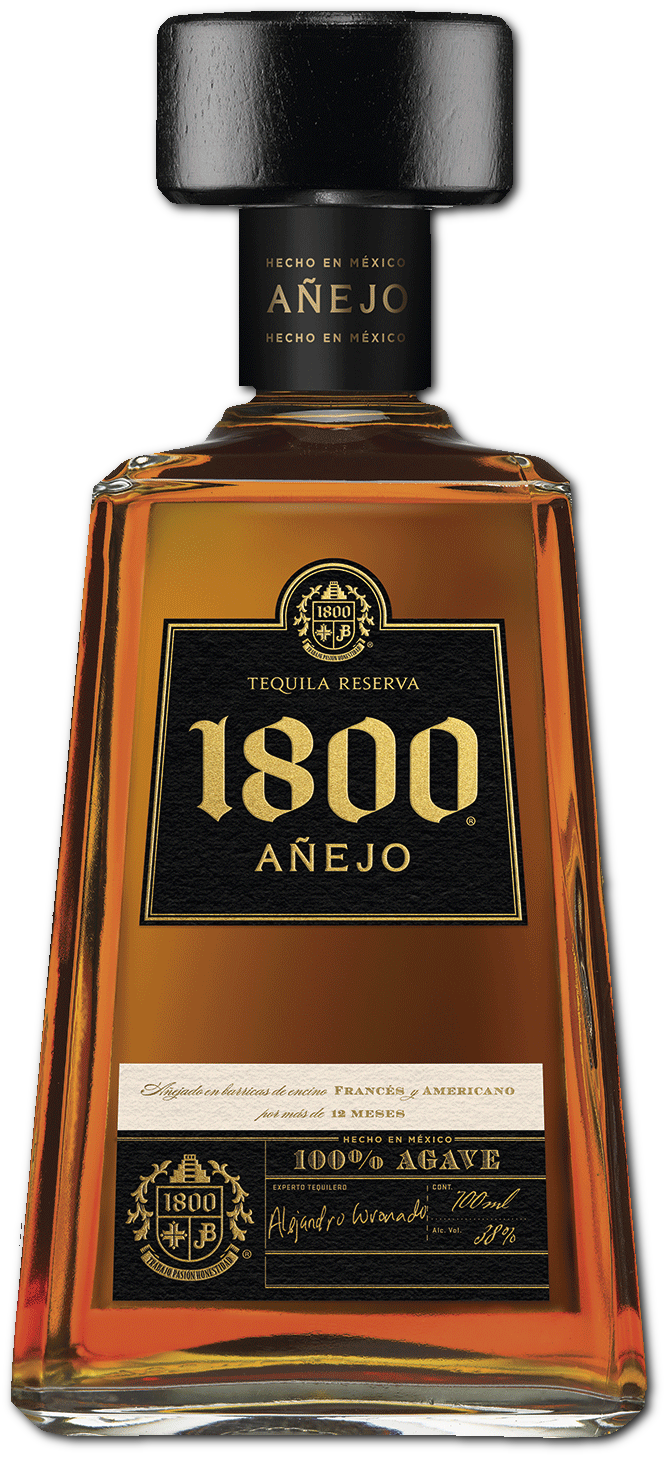 1800 Anejo Tequila Bottle