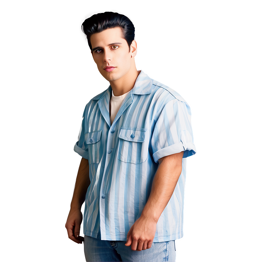 1950s Greaser Fashion Styles Png 30