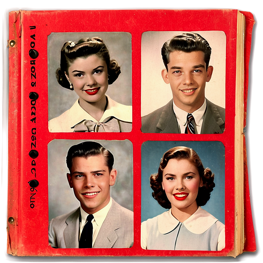 1950s High School Yearbook Photos Png Ojc