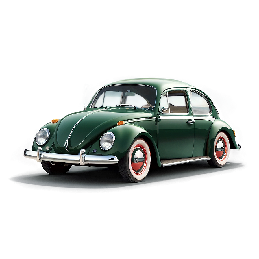 1960s Volkswagen Beetle Car Png 06292024