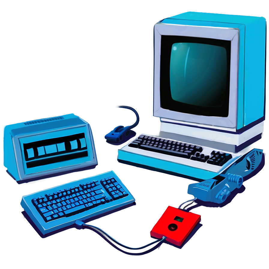 1980s Computer Technology PNG 18 PNG image with a transparent background, free high-resolution download