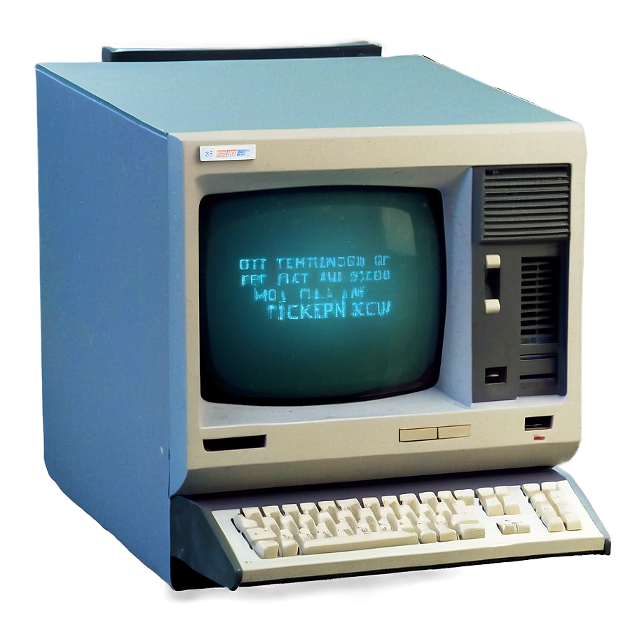 1980s Computer Technology PNG plr31 PNG image with a transparent background, free high-resolution download