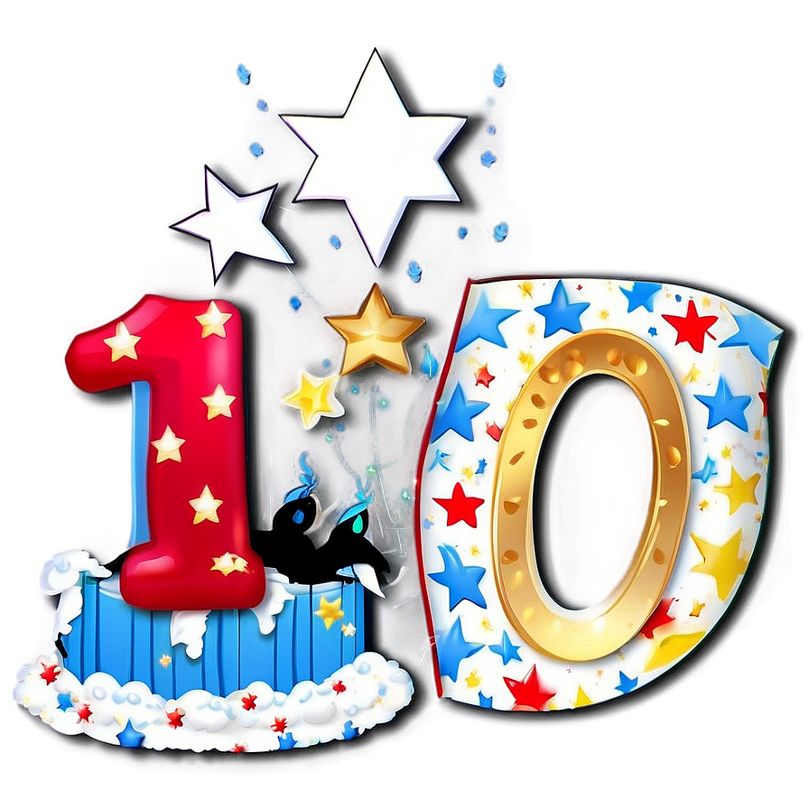 1st Birthday Magic Show Theme Png 06202024