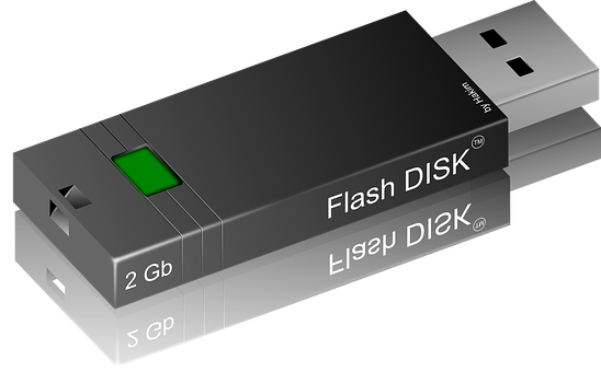 2 G B U S B Flash Drive PNG with transparent background