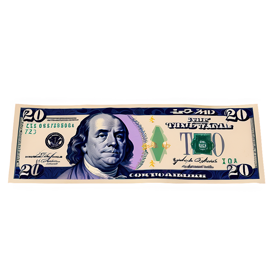 20 Dollar Bill B