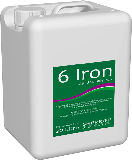 20 Litre Liquid Soluble Iron Container PNG with transparent background