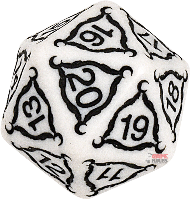 20 Sided Dice Game Accessory