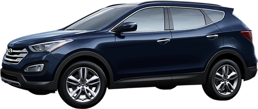 2016 Hyundai Santa Fe Sport - Hyundai Santa Fe Black 2014, HD Png Download PNG with transparent background