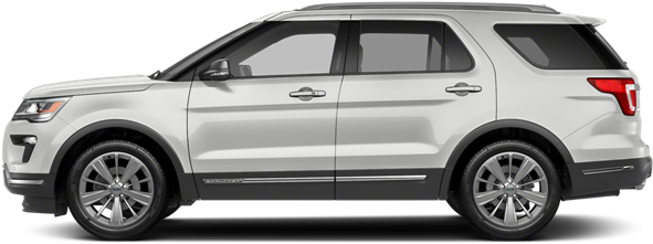 2017 Ford Explorer Platinum White, HD Png Download PNG with transparent background