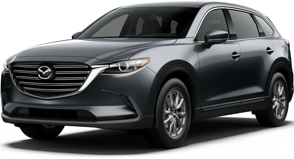 2017 Mazda Cx-9 Machine Gray Metallic - 2016 Mazda Cx 9 Black, HD Png Download PNG with transparent background