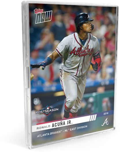 2019 Atlanta Braves Topps Now® Postseason 15-card Team - College Baseball, HD Png Download PNG with transparent background