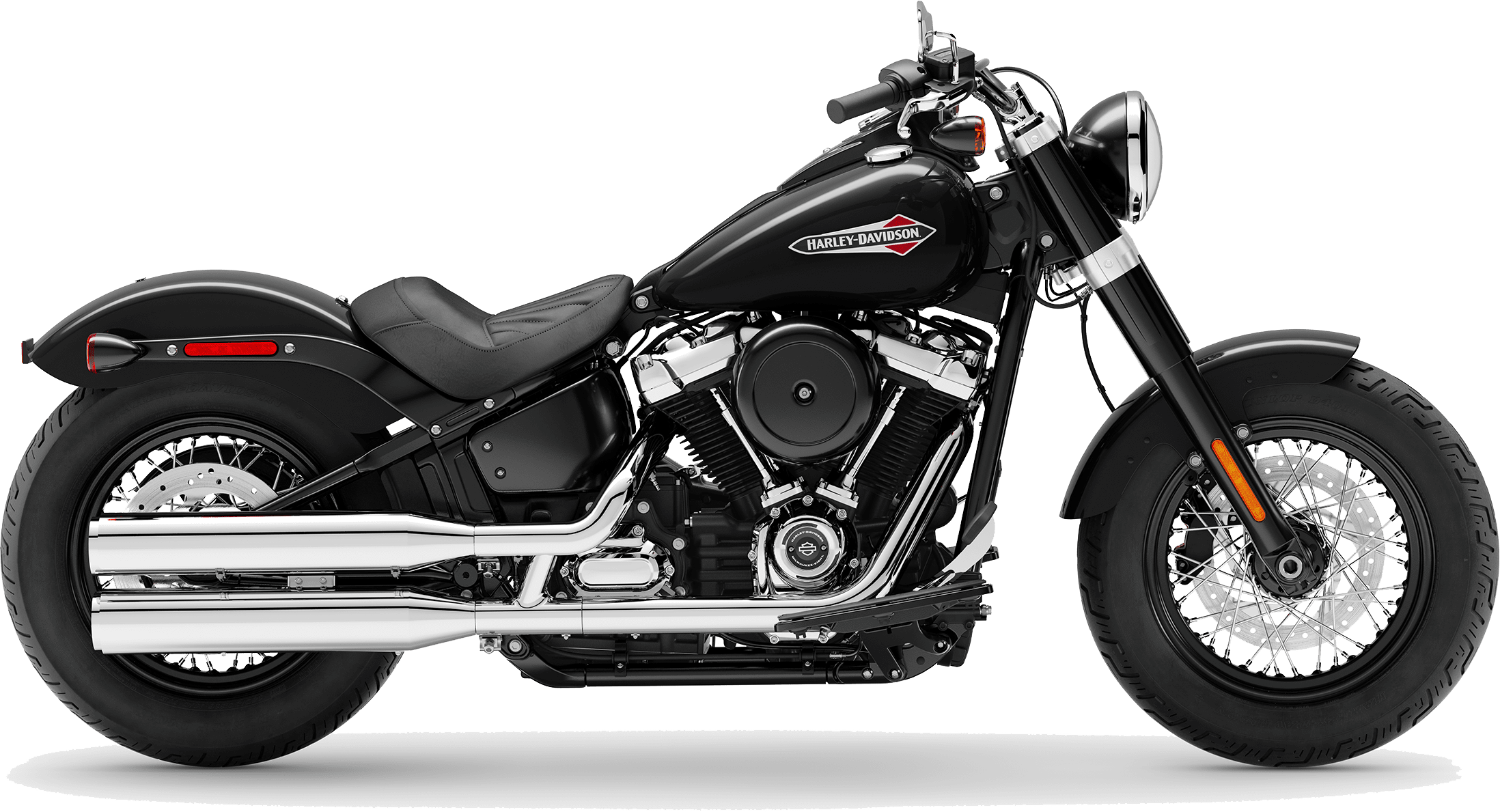 2019 Harley-davidson Softail Slim Vivid Black - 2020 Harley Davidson Softail Slim, HD Png Download PNG with transparent background