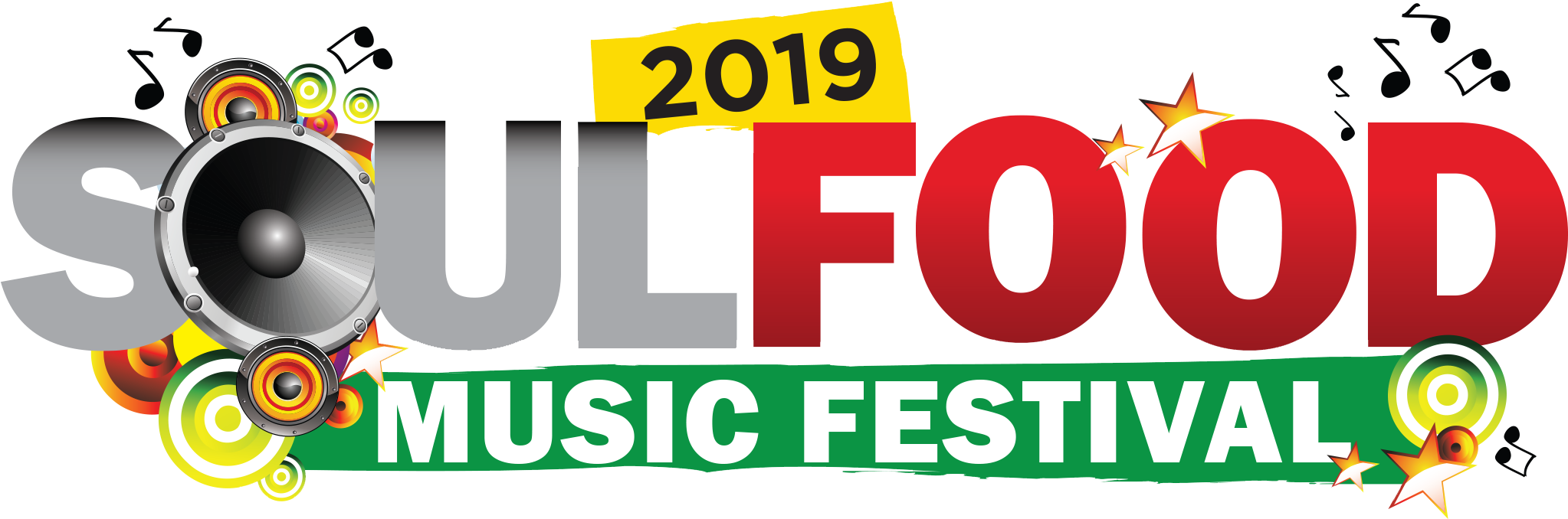 2019 Soul Food Music Festival Logo PNG with transparent background