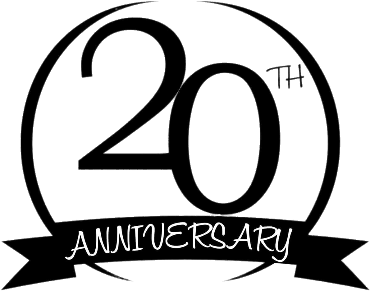 20th Anniversary Circle - 20th Wedding Anniversary Png, Transparent Png PNG with transparent background