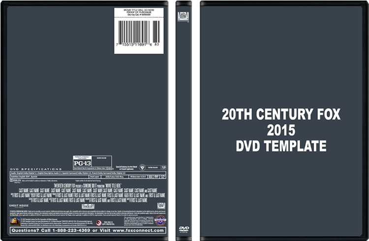 20th Century Fox D V D Template2015 PNG with transparent background