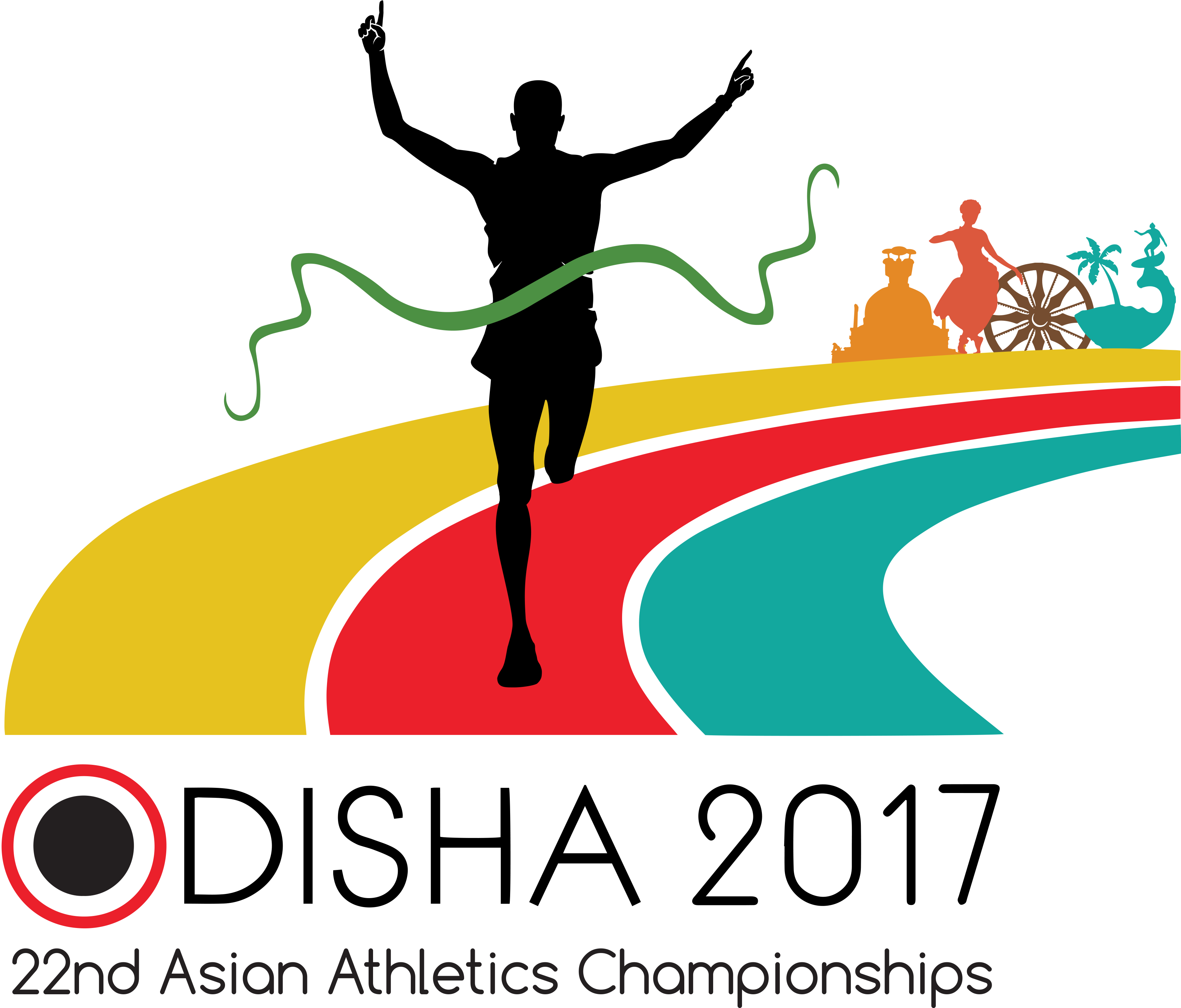 22nd Asian Athletics Championships Odisha2017 Logo