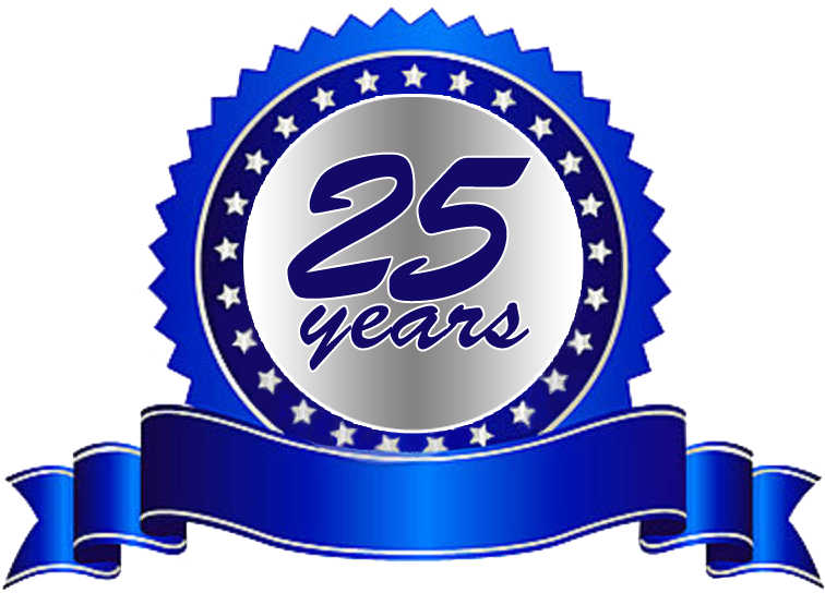 Customer Service Clipart Year Service - Silver Jubilee 25 Years Anniversary, HD Png Download PNG with transparent background