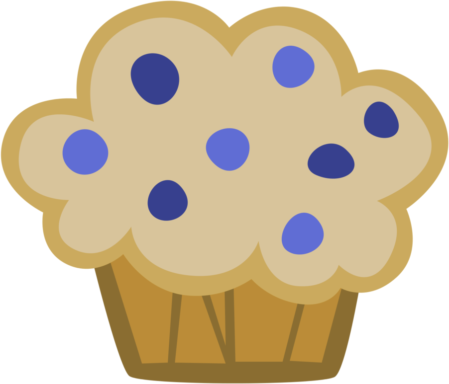 28 Collection Of Muffin Clipart Free - Blueberry Muffin Clipart, HD Png Download PNG with transparent background