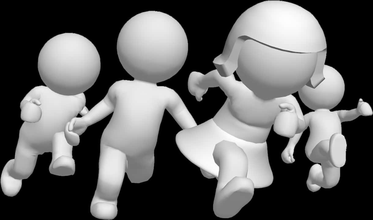 3d White Man Png - 3d Man Run Png, Transparent Png PNG image with a transparent background, free high-resolution download