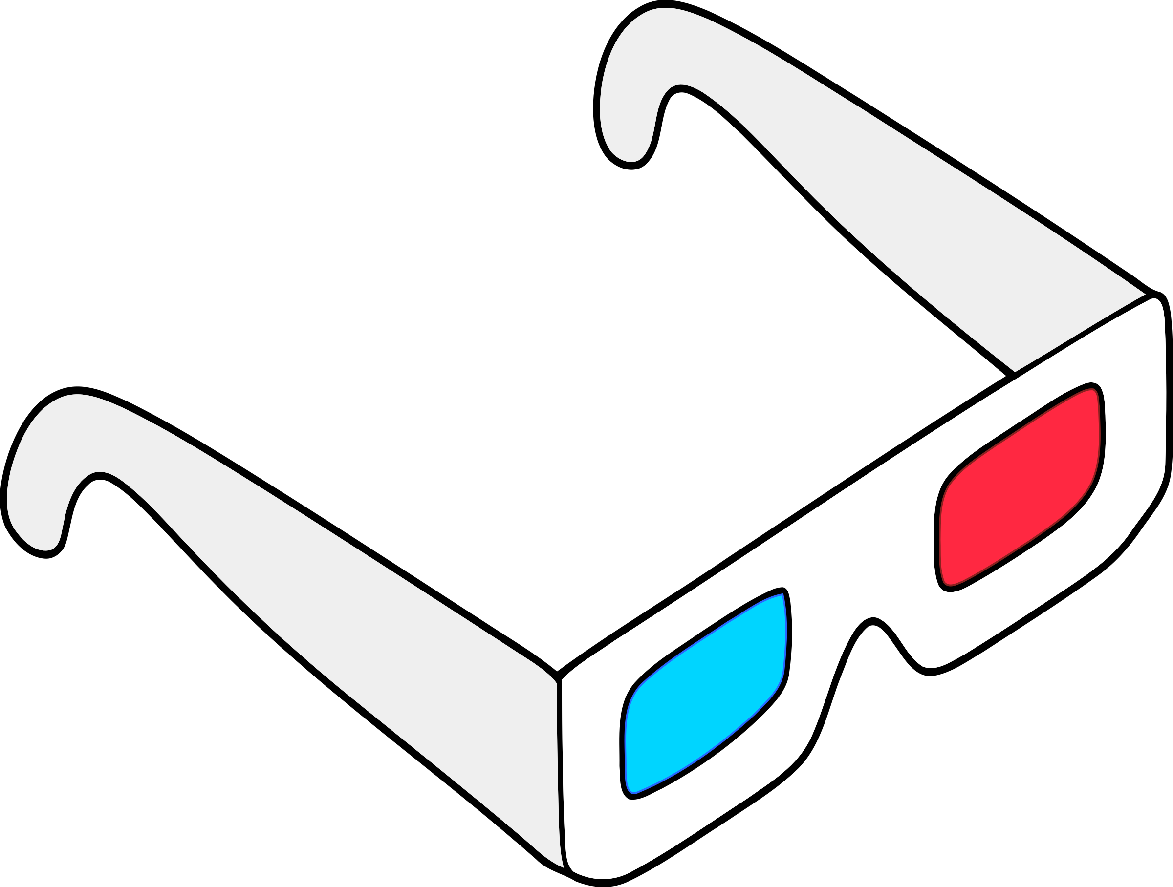 3 D Cinema Glasses Vector