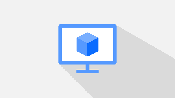 3 D Cube Icon Graphic PNG with transparent background
