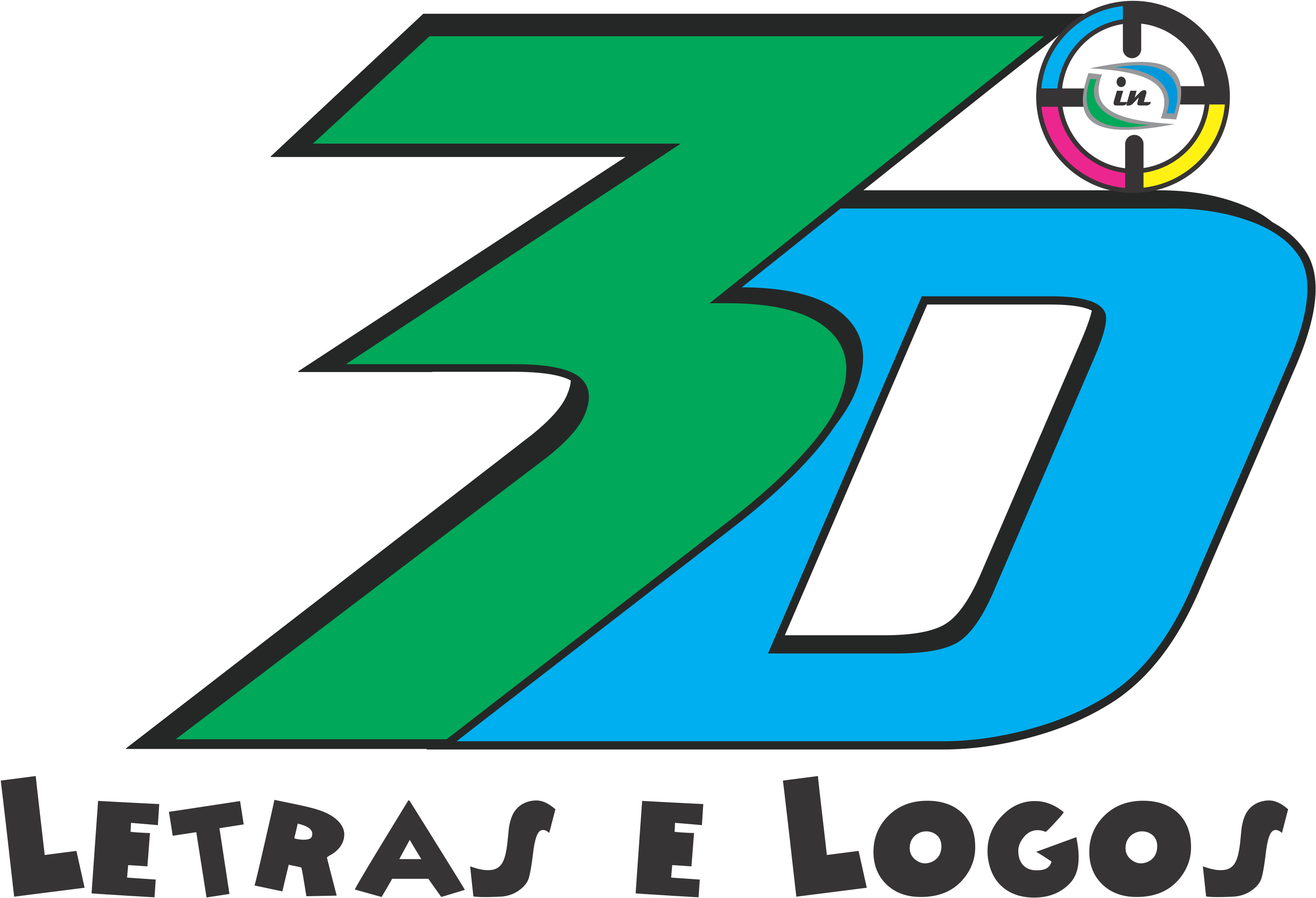 3 D Letrase Logos Graphic