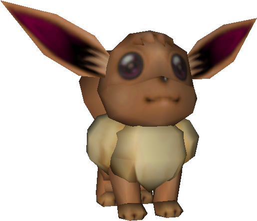 3 D Model Eevee Pokemon