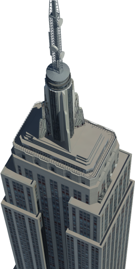 3 D Model Skyscraper Top View