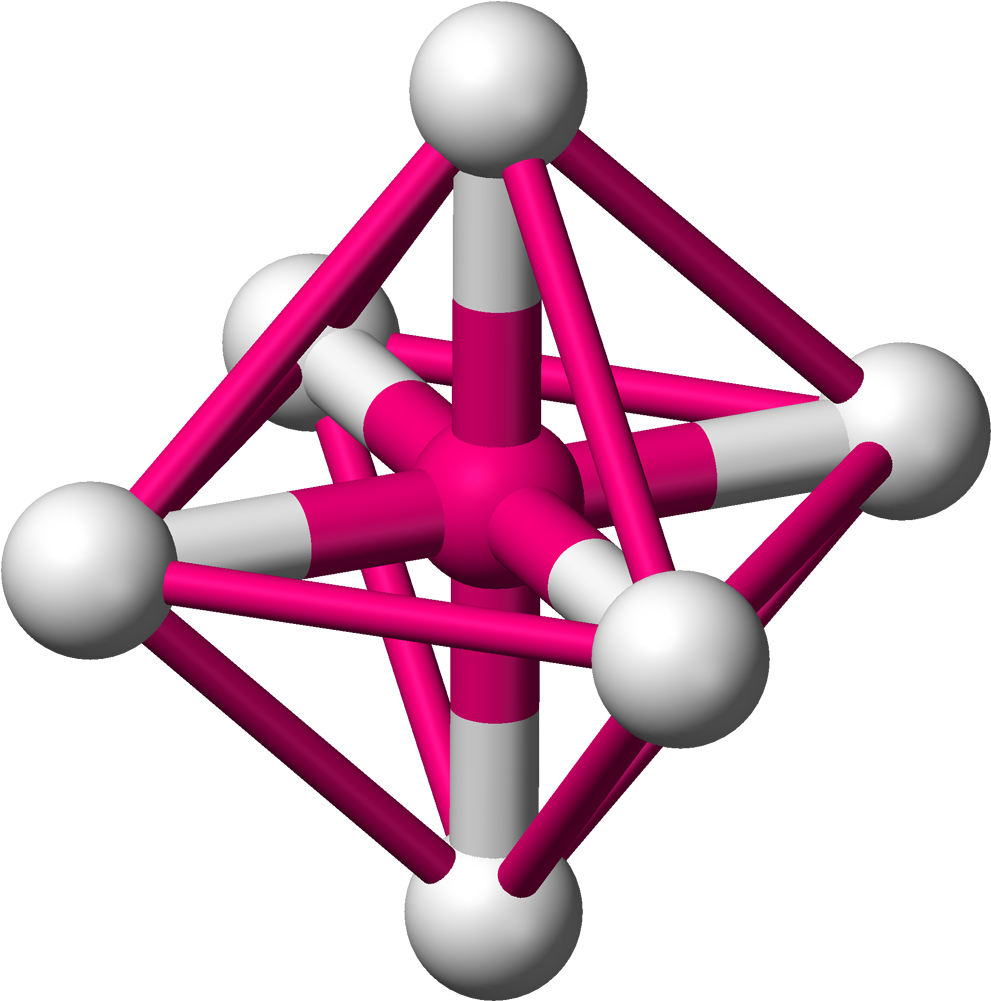 3 D Modelof Octahedral Molecular Geometry