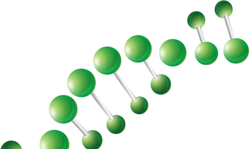 3 D Molecular Structure Illustration