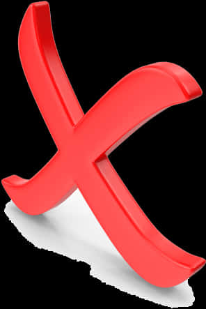 3 D Red Cross Symbol