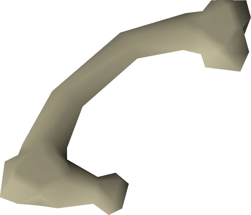 3 D Rendered Human Femur Bone PNG with transparent background