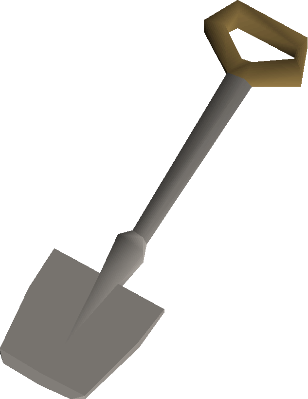 3 D Rendered Spade Tool