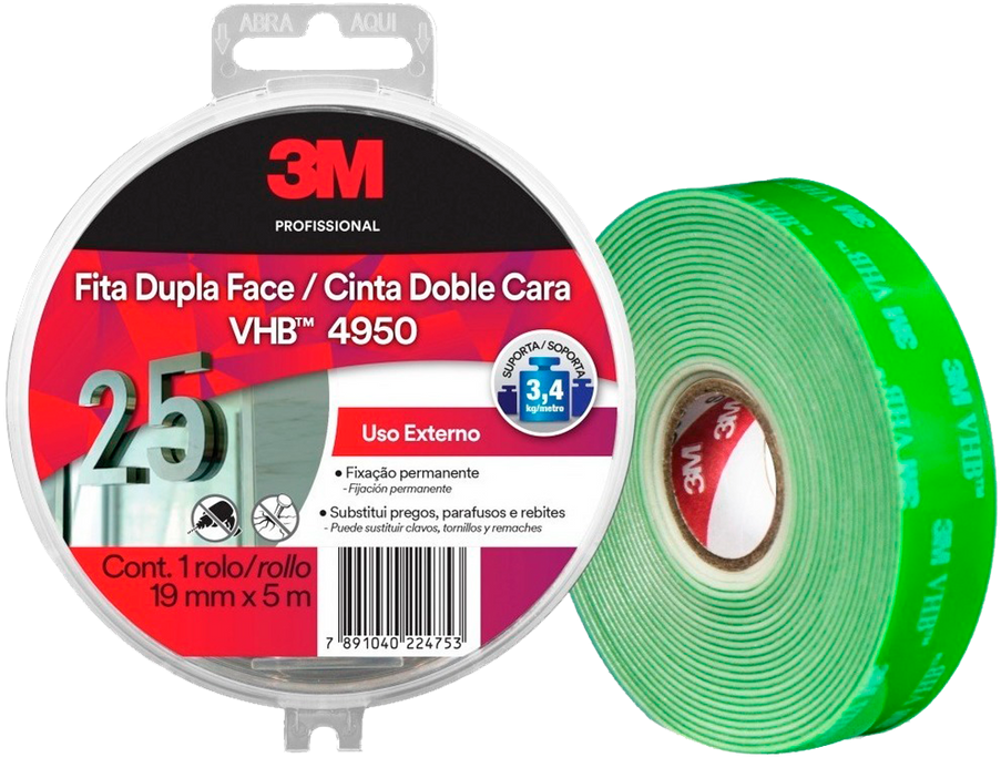 Cinta-3m - Cinta Doble Faz 3m, HD Png Download PNG with transparent background