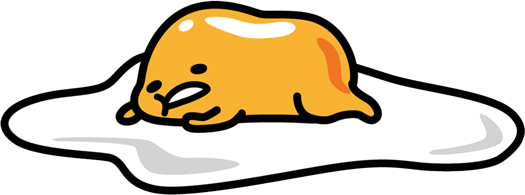 #3054 Gudetama , Width 8 Cm, Decal Sticker - Japanese Egg Character PNG with transparent background
