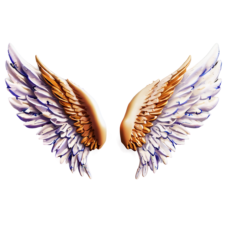 3D Angel Wings Model PNG hsu22 PNG with transparent background