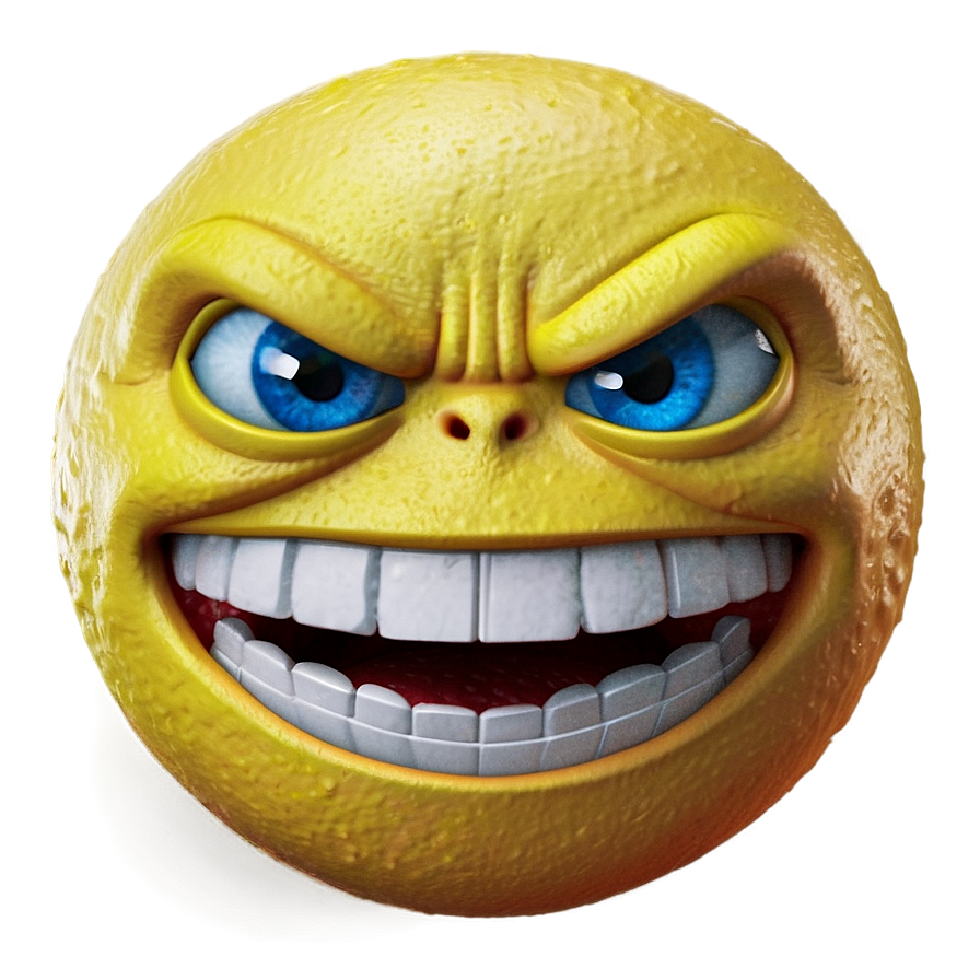 3d Angry Emoji Png Uop40