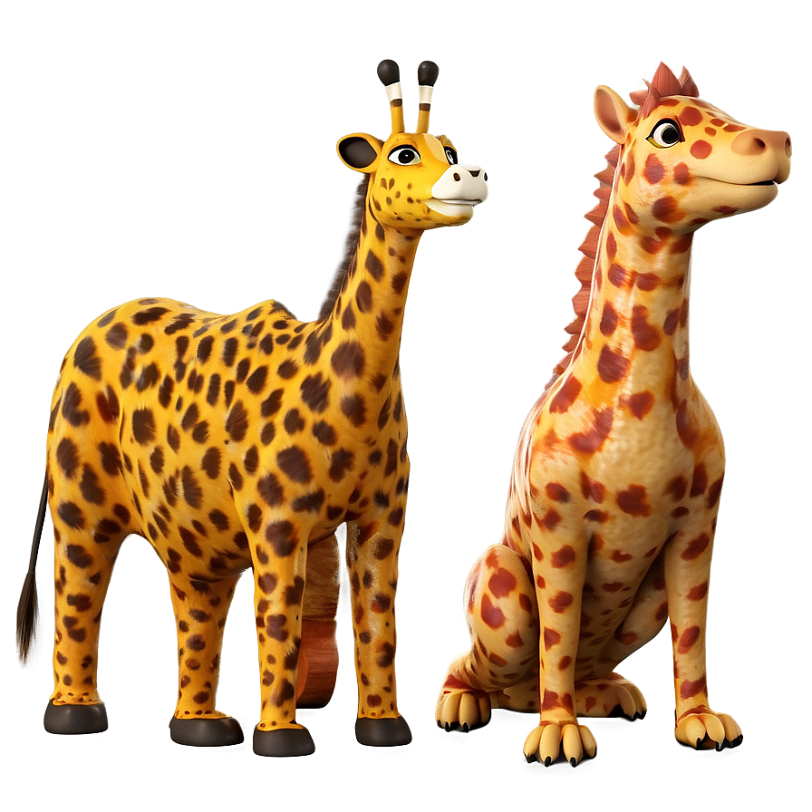 3d Animal Characters Png Vsh61