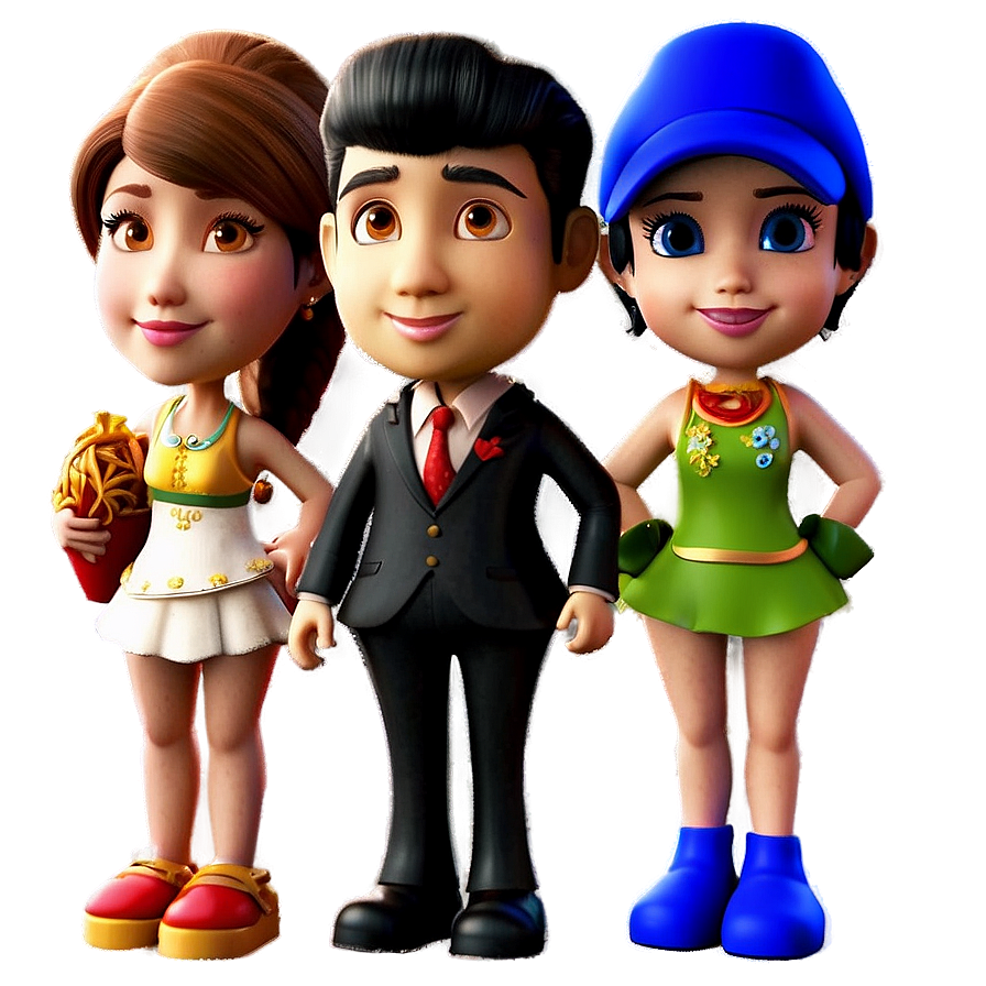 3D Animation Figures PNG 23 PNG with transparent background