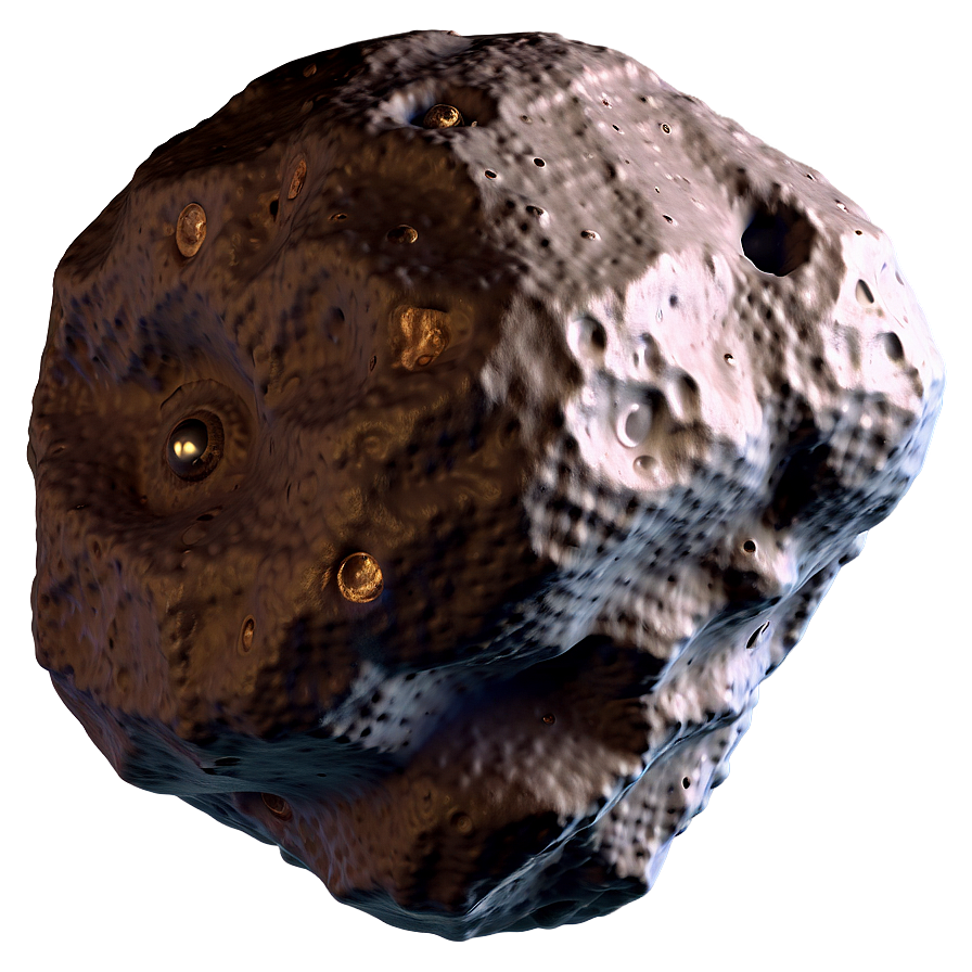 3D Asteroid Model PNG 36 PNG image with a transparent background, free high-resolution download