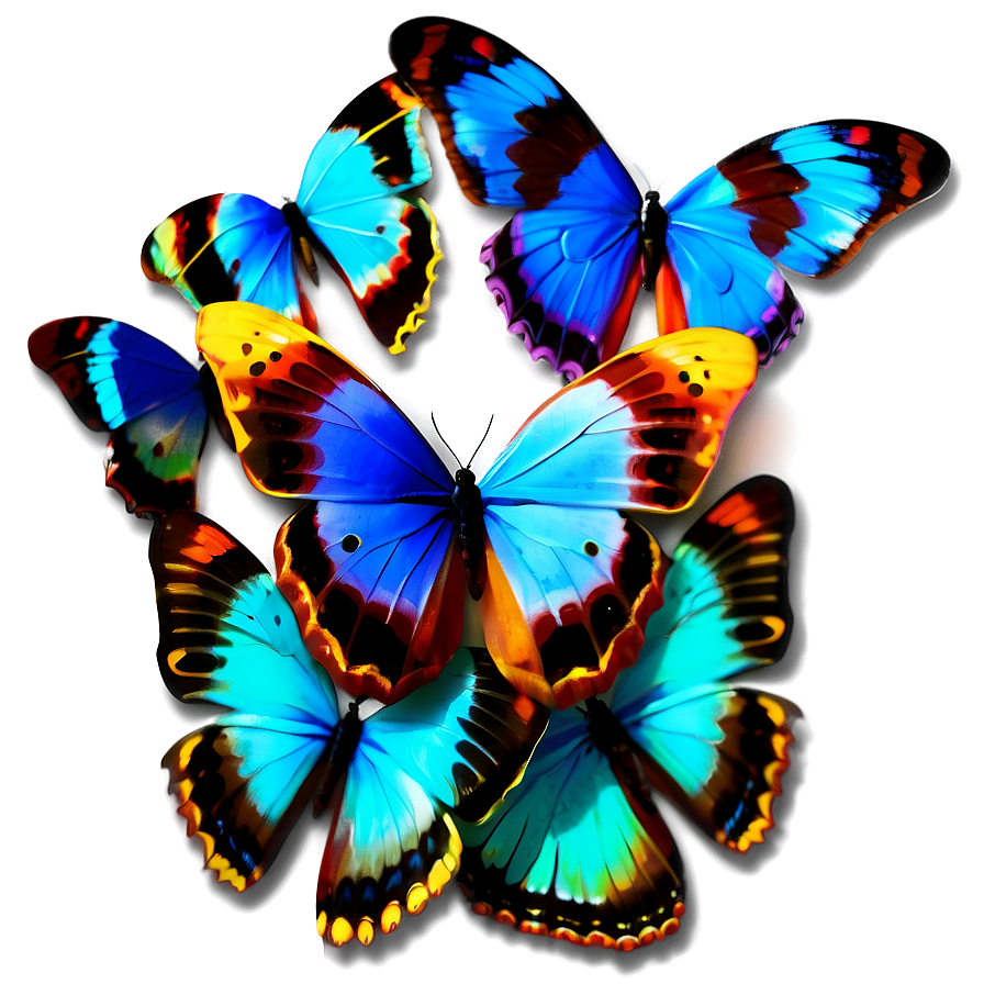 3d Butterfly Png Fnb