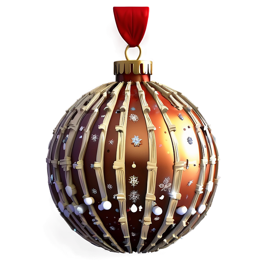 3d Christmas Ornaments Png Gge